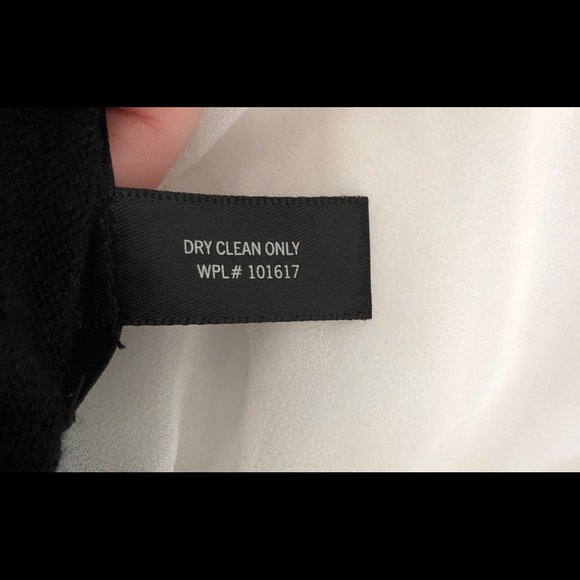 Aqua black half sweater over white top - Picture 6 of 6